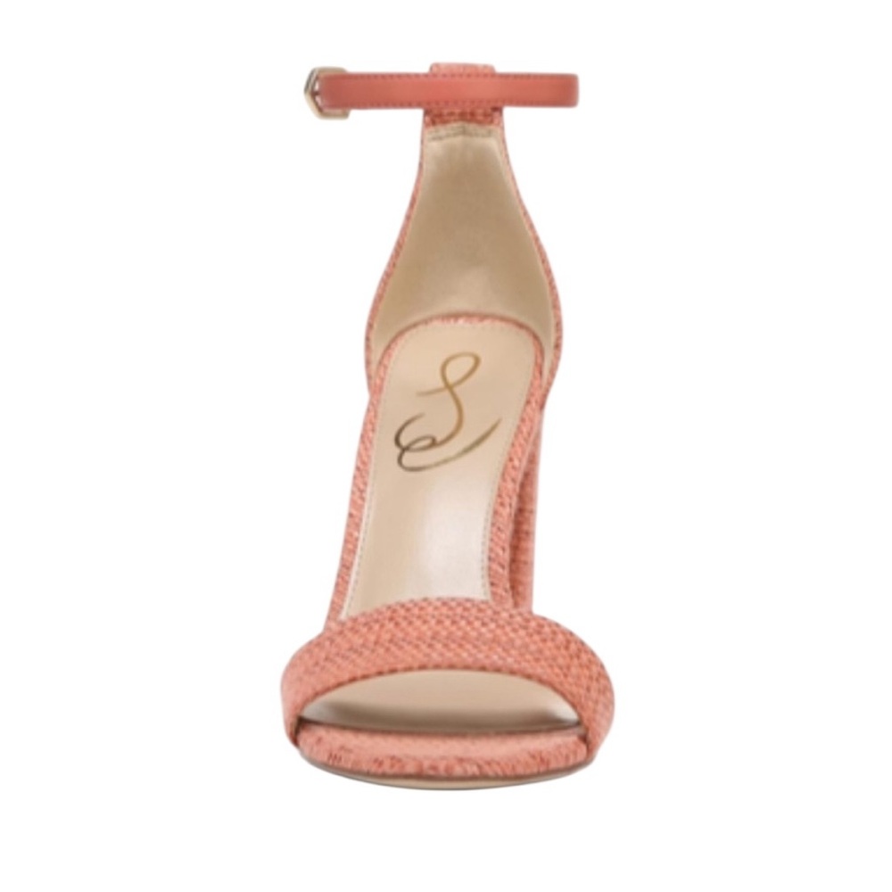 Sam Edelman Yaro Coral Ankle-Strap Block Heel Sandal 4” Heel Sz 7.5 - Picture 6 of 13